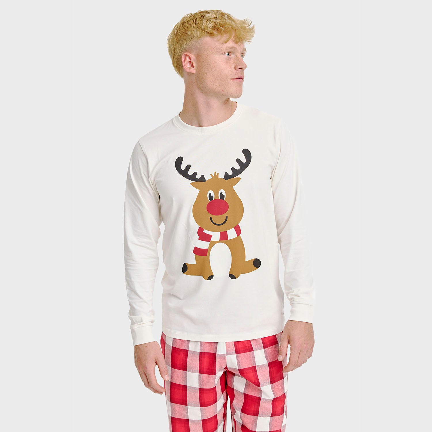 The Reindeer Pyjamas Top - Herre